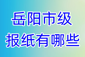 岳陽市級(jí)報(bào)紙有哪些